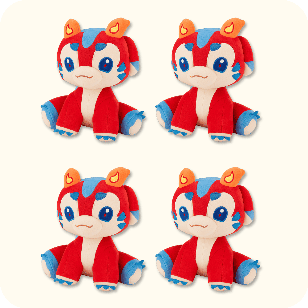 Smolder Plush 4PCS Smolder Plush 4PCS